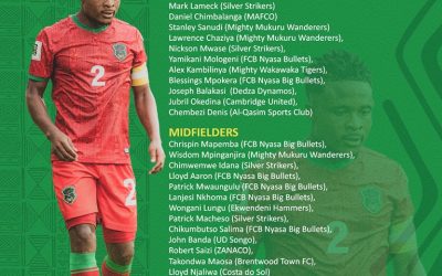 MABEDI ANNOUNCES FOUR TOURNAMENT SQUAD