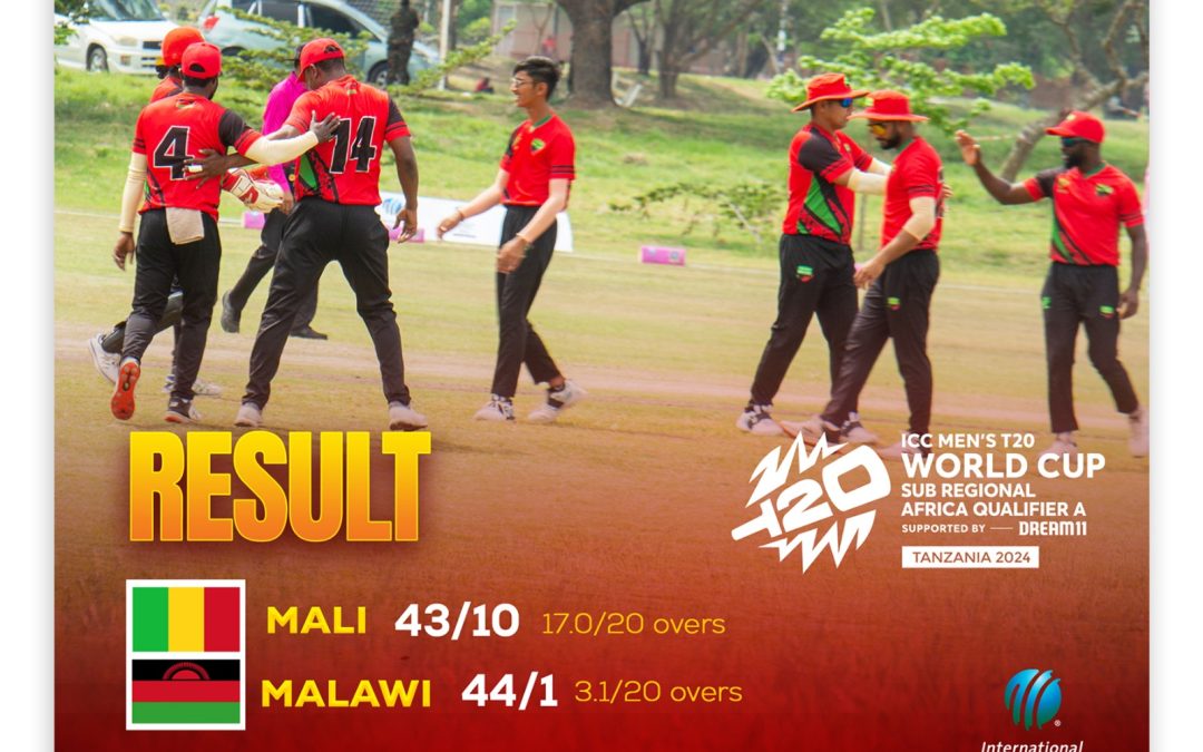 Malawi Men’s Cricket Team Secures Third Consecutive Win at ICC Men’s T20 World Cup Qualifiers
