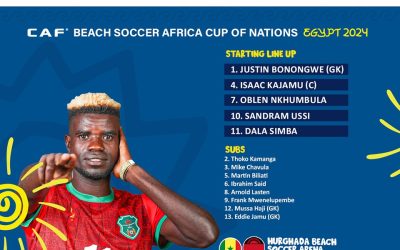MALAWI FACE SENEGAL IN THE CAF BEACH SOCCER AFRICA CUP OF NATIONS
