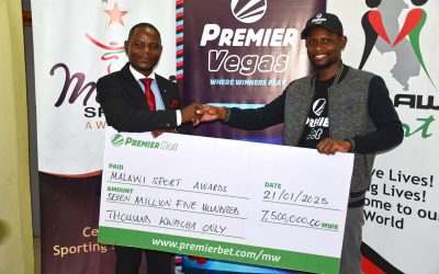 PREMIER BET MALAWI CONTRIBUTES MK7.5 MILLION TO MALAWI SPORT AWARDS.