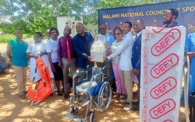 Malawi National Council of Sports Donates Medical Equipment to Mdeka Health Centre