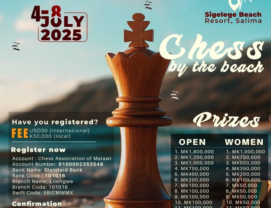 Malawi Chess Open Championship set to kick off in Salima